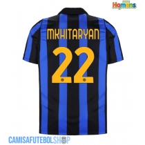Camisa de time de futebol Inter Milan Henrikh Mkhitaryan #22 Replicas 1º Equipamento 2026-27 Manga Curta